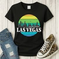 Las Vegas Retro Skyline Women's T-Shirt thumb 3