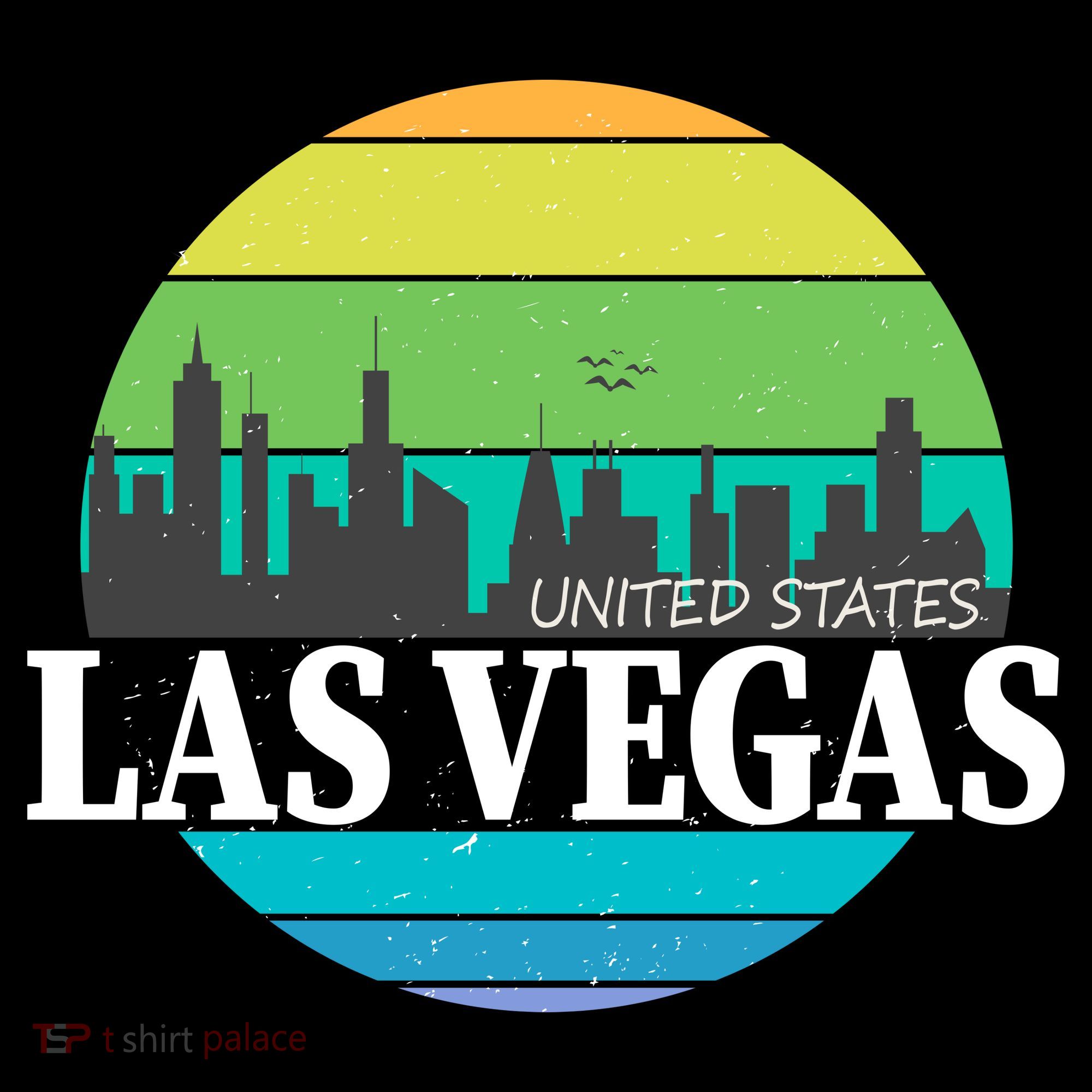 Las Vegas Retro Skyline Kids Sweatshirt
