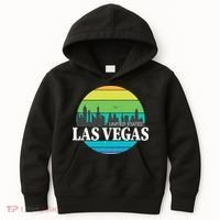 Las Vegas Retro Skyline Kids Hoodie thumb 0