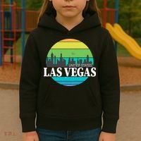 Las Vegas Retro Skyline Kids Hoodie thumb 3