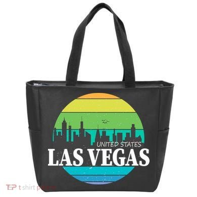 Las Vegas Retro Skyline Tote Bag