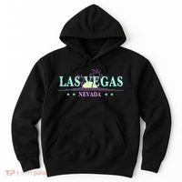 Las Vegas Retro Sunset Palm Trees Hoodie thumb 0