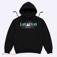 Las Vegas Retro Sunset Palm Trees Hoodie thumb 0