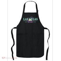 Las Vegas Retro Sunset Palm Trees Apron thumb 0