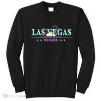 Las Vegas Retro Sunset Palm Trees Sweatshirt thumb 0