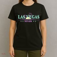 Las Vegas Retro Sunset Palm Trees T-Shirt thumb 4