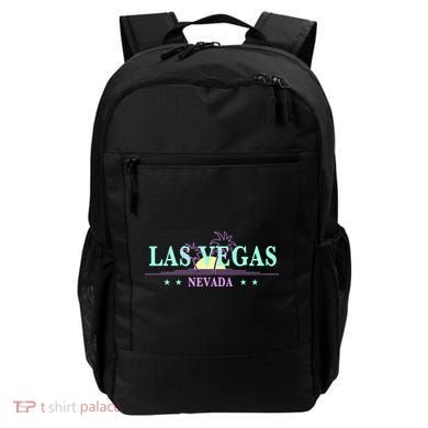 Las Vegas Retro Sunset Palm Trees Backpack