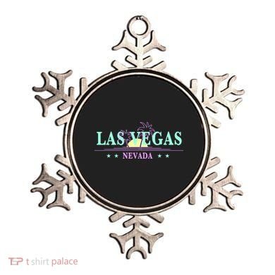 Las Vegas Retro Sunset Palm Trees Ornament