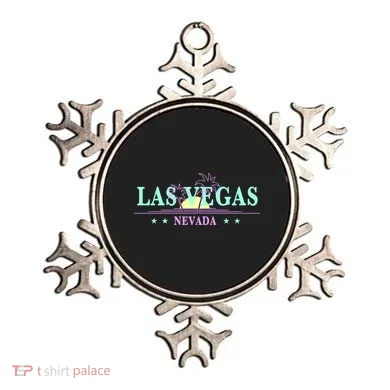 Las Vegas Retro Sunset Palm Trees Ornament