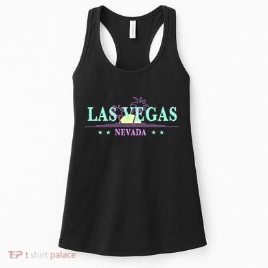 Las Vegas Retro Sunset Palm Trees Women's Tank Top