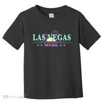 Las Vegas Retro Sunset Palm Trees Toddler T-Shirt thumb 0