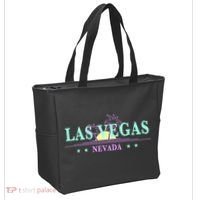 Las Vegas Retro Sunset Palm Trees Tote Bag thumb 2