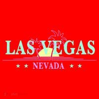 Las Vegas Retro Sunset Palm Trees Santa Hat thumb 1