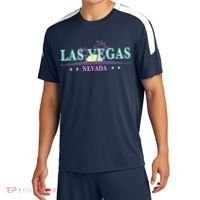 Las Vegas Retro Sunset Palm Trees Sport-Tek Competitor United Soccer Jersey thumb 0