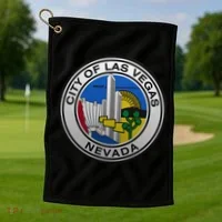 Las Vegas Seal Golf Towel thumb 1
