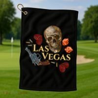 Las Vegas Sin City Golf Towel thumb 1
