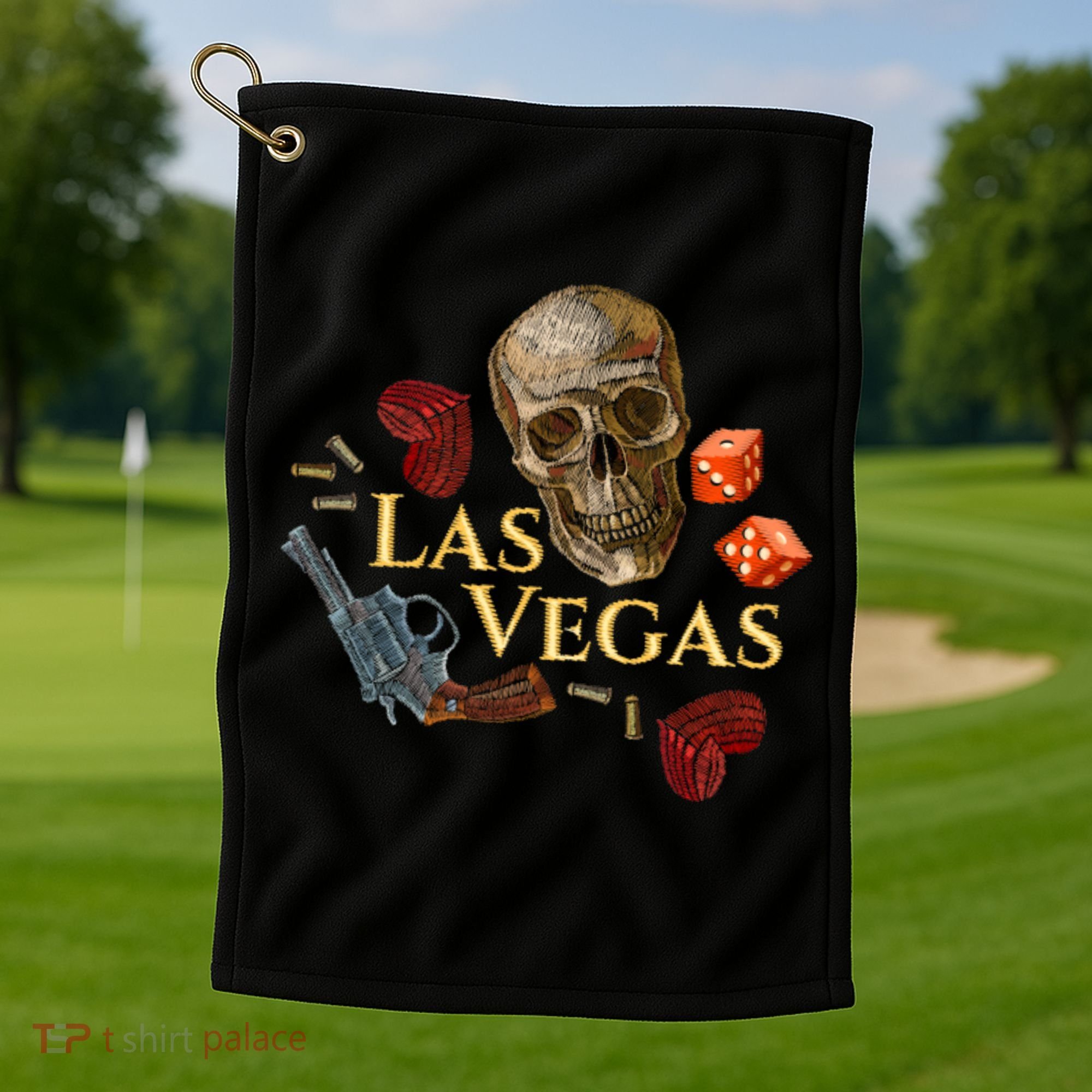 Las Vegas Sin City Golf Towel