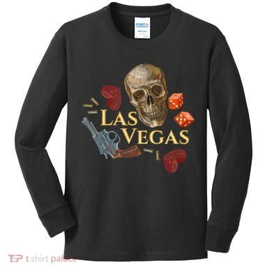 Las Vegas Sin City Kids Long Sleeve Shirt