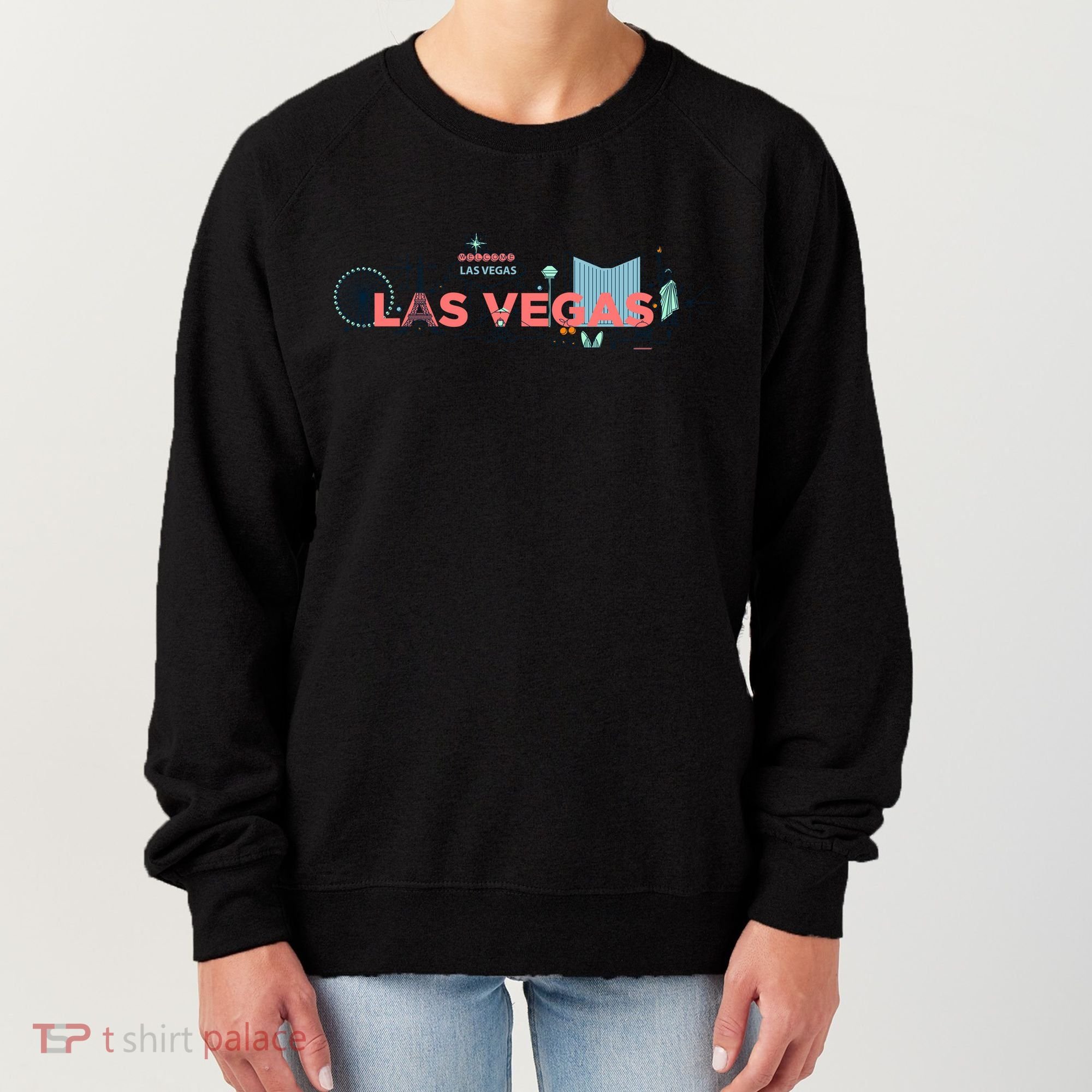 LAS Vegas Sketch Skyline Women's Sweatshirt
