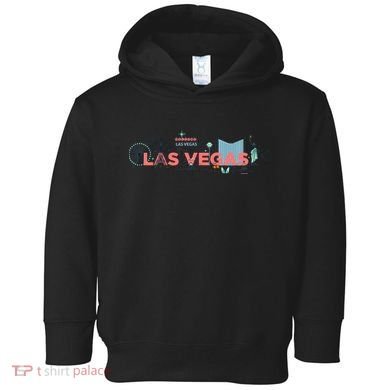LAS Vegas Sketch Skyline Toddler Hoodie