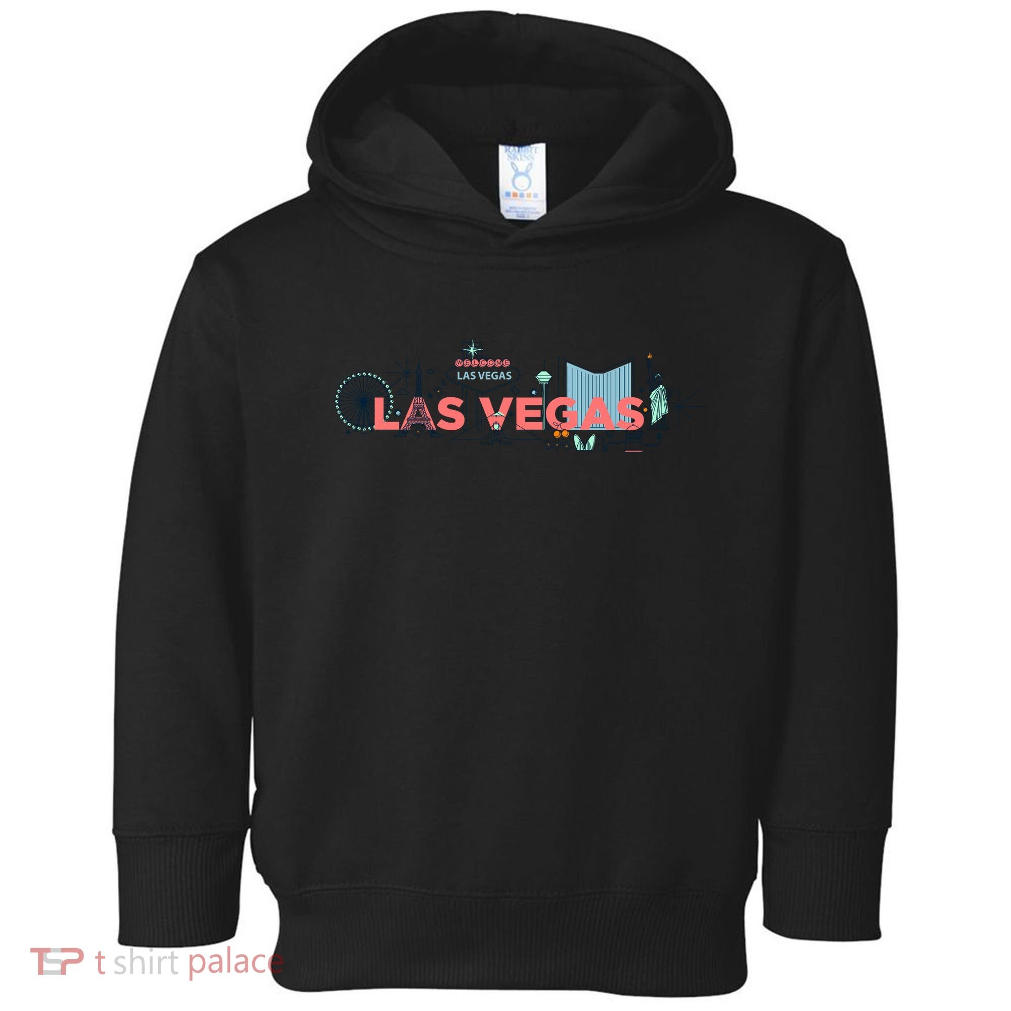 LAS Vegas Sketch Skyline Toddler Hoodie