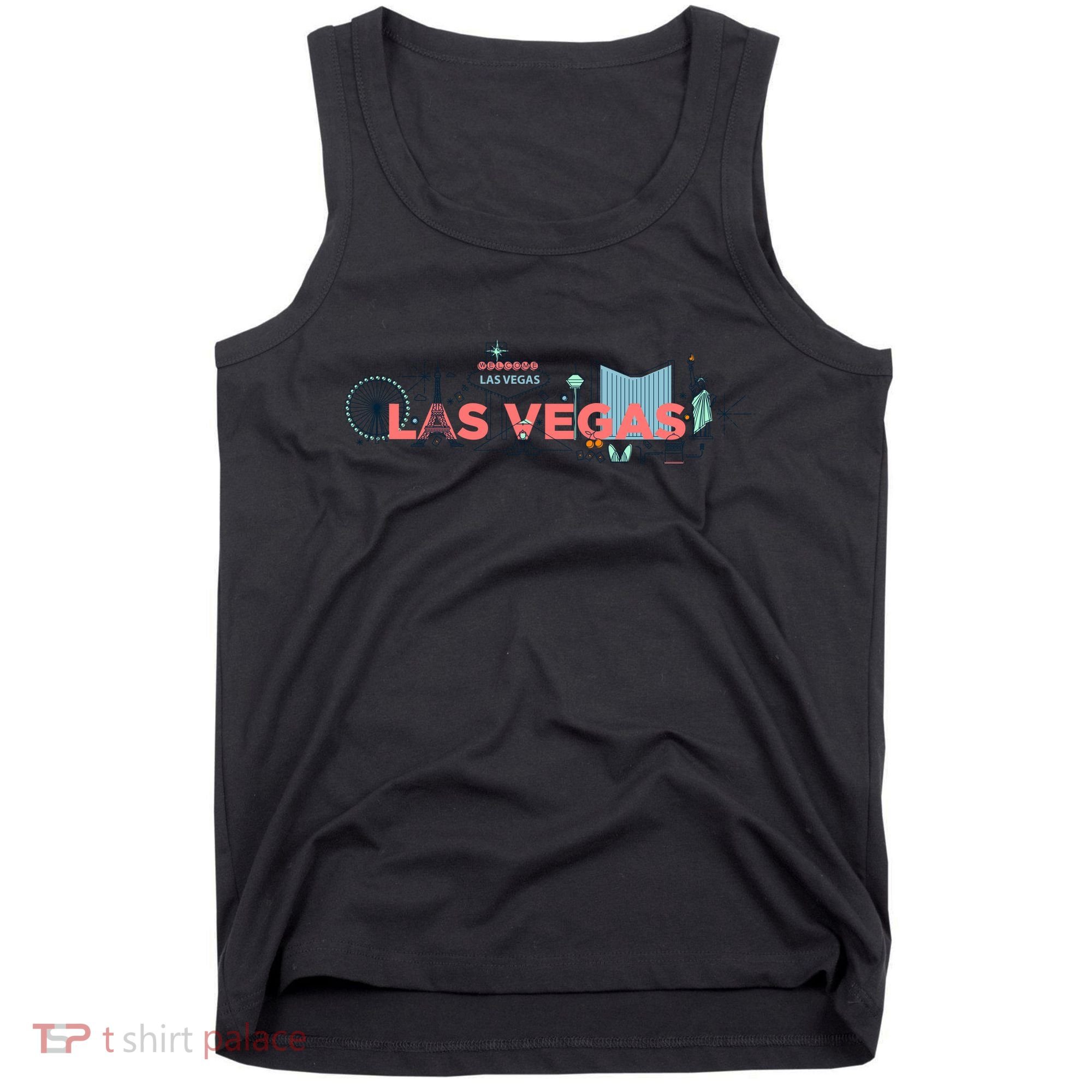 LAS Vegas Sketch Skyline Tank Top