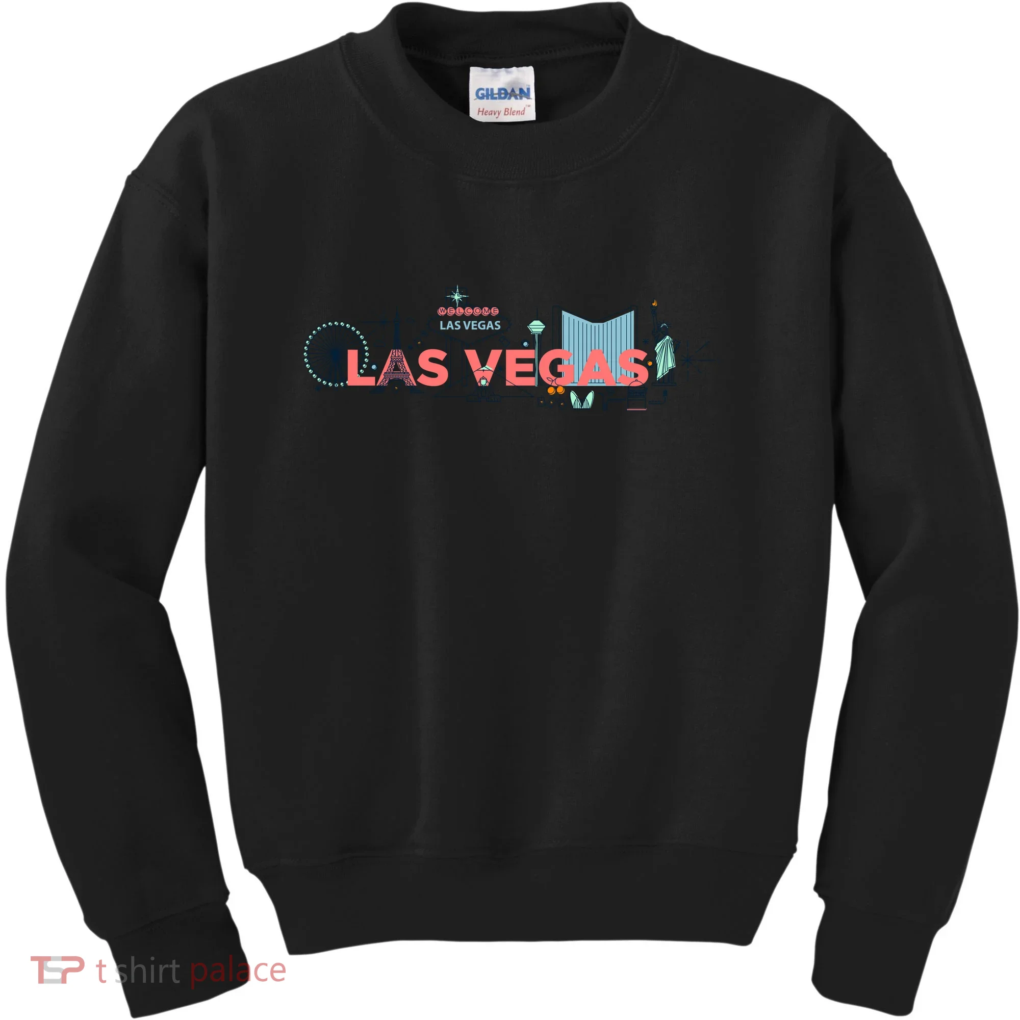 LAS Vegas Sketch Skyline Kids Sweatshirt