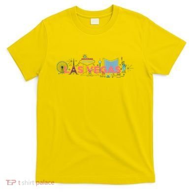 LAS Vegas Sketch Skyline T-Shirt