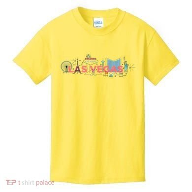LAS Vegas Sketch Skyline Kids T-Shirt
