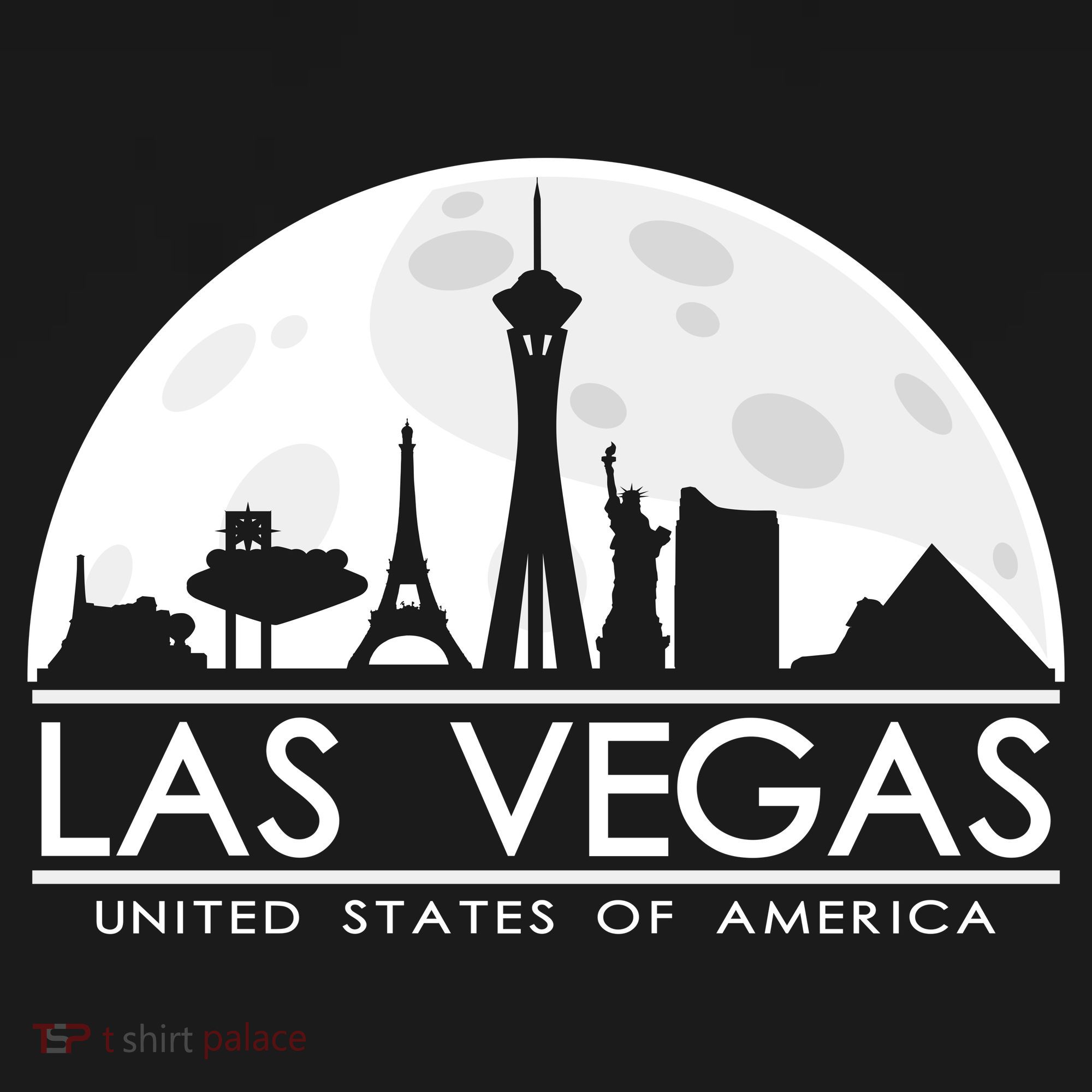 Las Vegas Skyline USA-Made Doggie Bandana