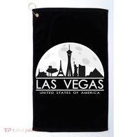 Las Vegas Skyline Golf Towel thumb 0