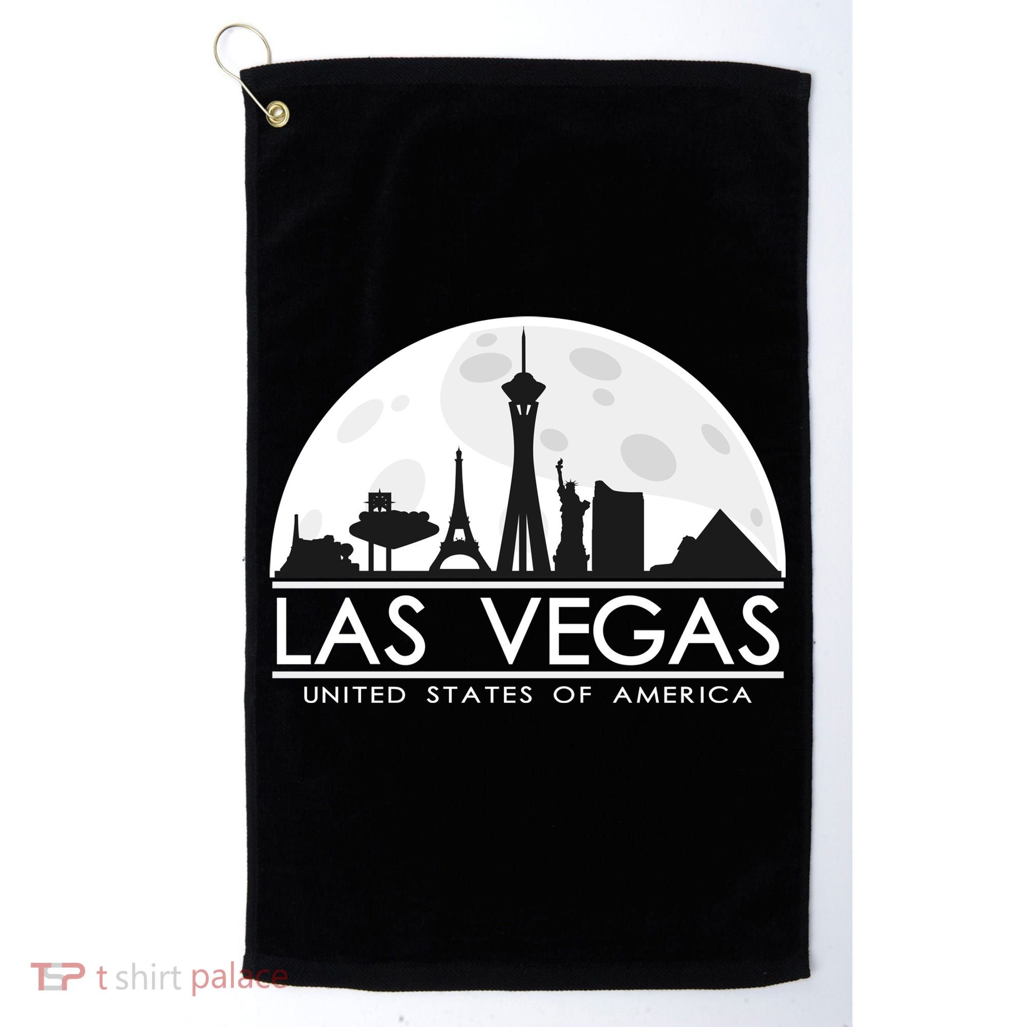 Las Vegas Skyline Golf Towel