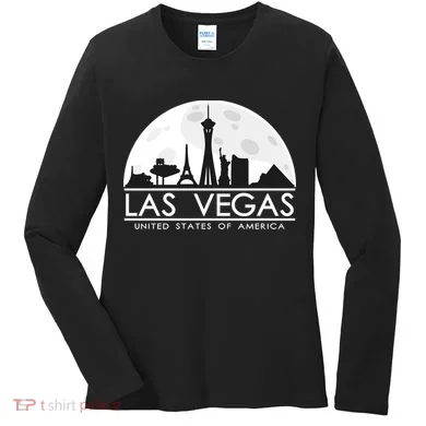 Las Vegas Skyline Women's Long Sleeve Shirt