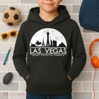 Las Vegas Skyline Kids Hoodie thumb 2
