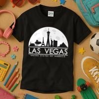 Las Vegas Skyline Kids T-Shirt thumb 3