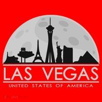 Las Vegas Skyline Santa Hat thumb 1