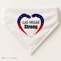 Las Vegas Strong USA-Made Doggie Bandana thumb 0