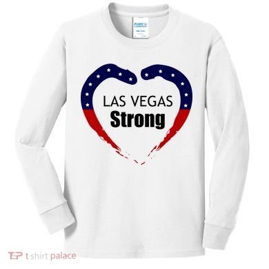 Las Vegas Strong Kids Long Sleeve Shirt