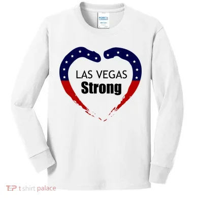 Las Vegas Strong Kids Long Sleeve Shirt