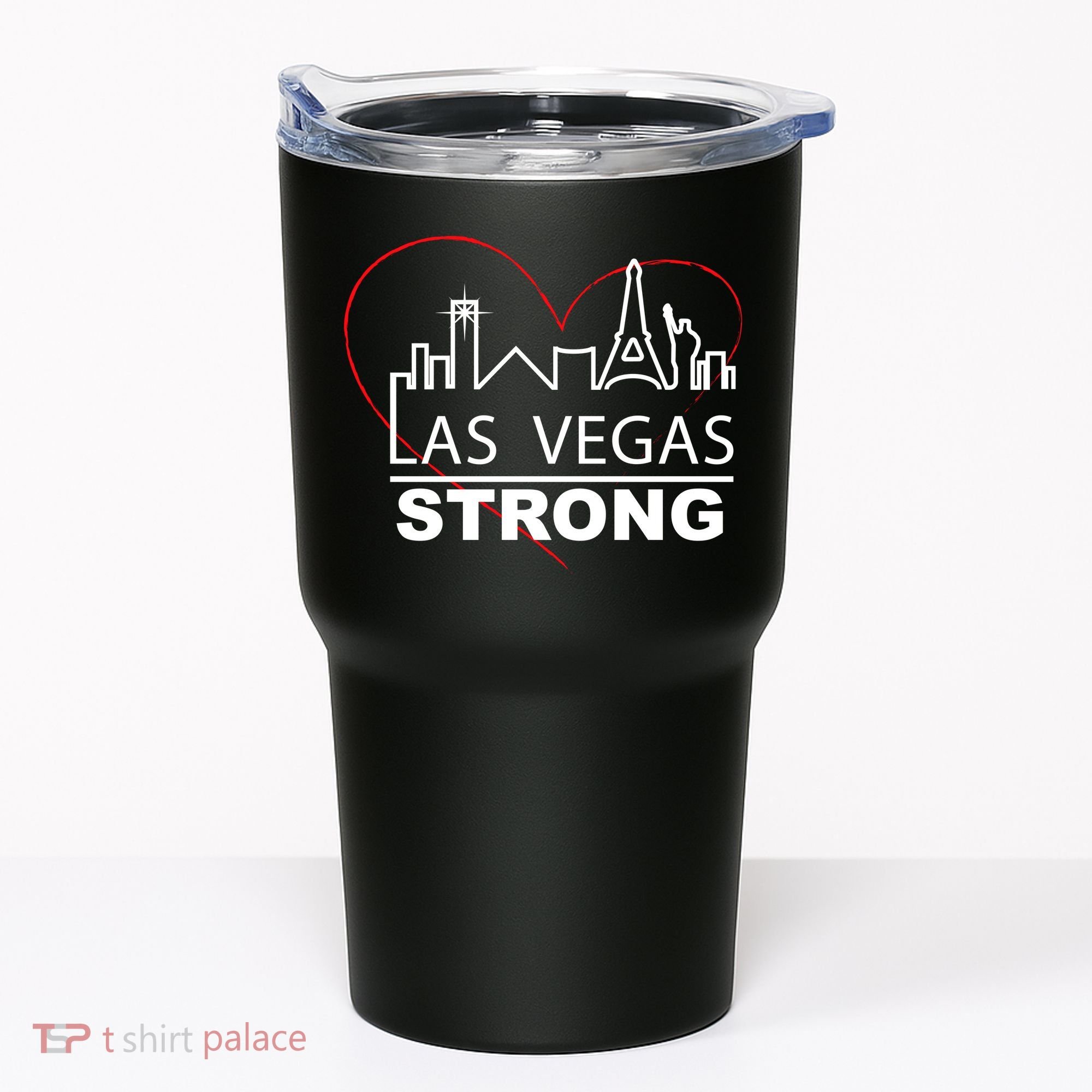 Las Vegas Strong Heart Skyline Tumbler