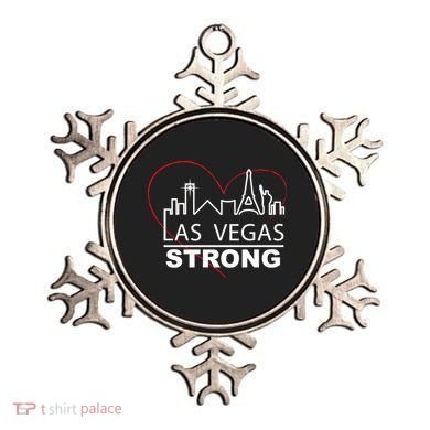 Las Vegas Strong Heart Skyline Ornament