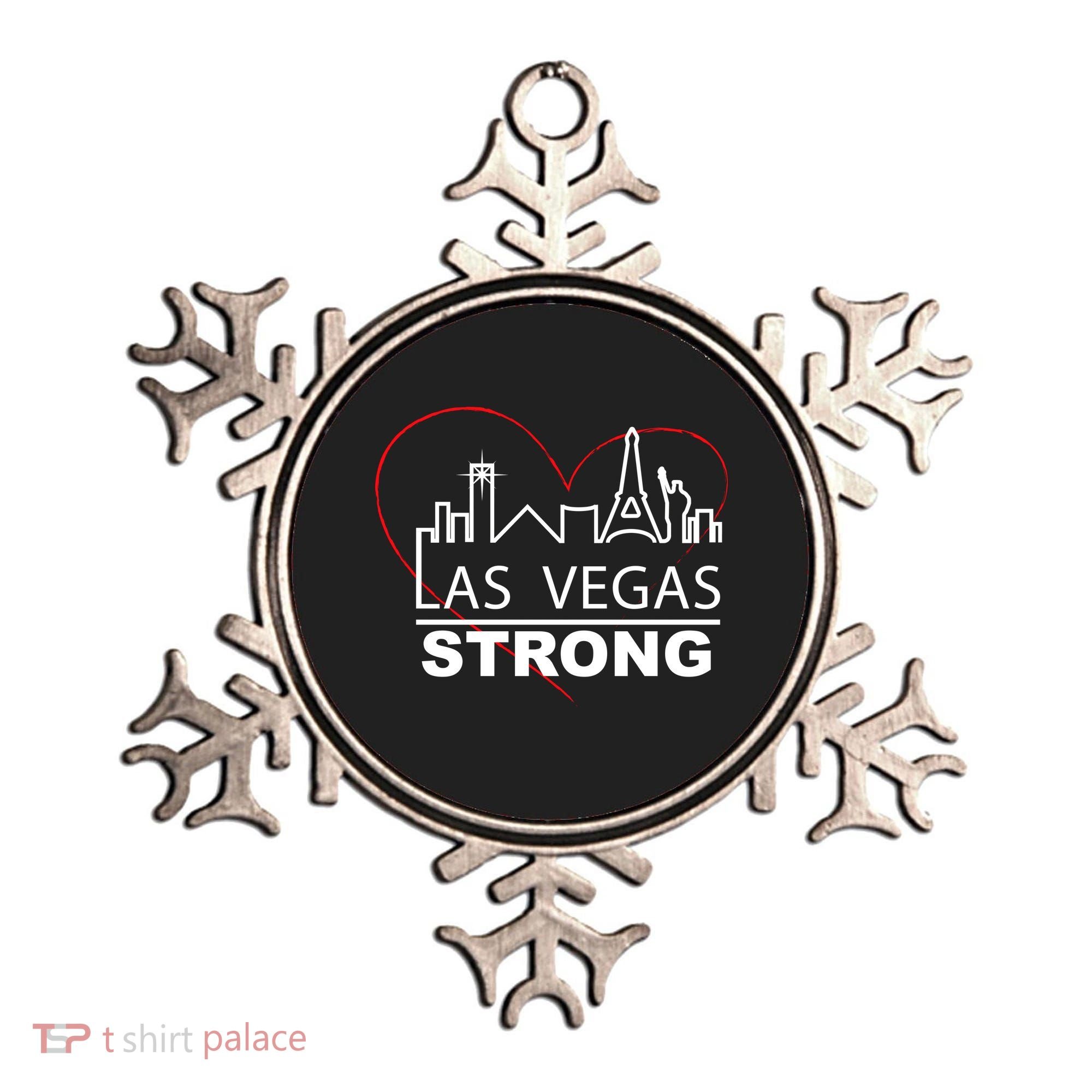 Las Vegas Strong Heart Skyline Ornament