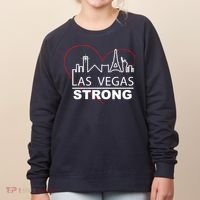 Las Vegas Strong Heart Skyline Women's Sweatshirt thumb 0
