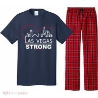 Las Vegas Strong Heart Skyline Pajama Set thumb 0