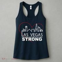 Las Vegas Strong Heart Skyline Women's Tank Top thumb 3