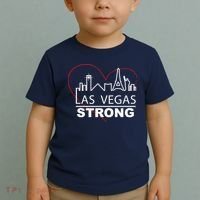 Las Vegas Strong Heart Skyline Toddler T-Shirt thumb 2