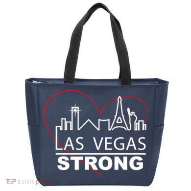 Las Vegas Strong Heart Skyline Tote Bag