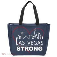 Las Vegas Strong Heart Skyline Tote Bag thumb 0