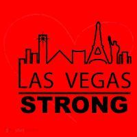 Las Vegas Strong Heart Skyline Santa Hat thumb 1