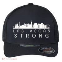 Las Vegas Strong Vegas Skyline Flexfit Unipanel Trucker Cap thumb 0